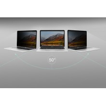 Moshi Umbra - Folia ochronna na ekran MacBook Air 13,6" M2 (2022) z filtrem prywatyzującym (czarna ramka)