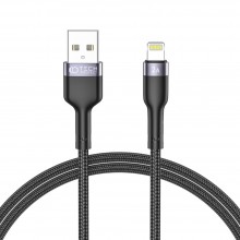 TECH-PROTECT ULTRABOOST LIGHTNING CABLE 2.4A 100CM BLACK