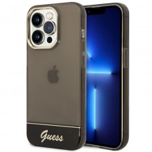 Guess Translucent - Etui iPhone 14 Pro Max (czarny)