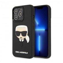Karl Lagerfeld 3D Rubber Karl`s Head - Etui iPhone 14 Pro (czarny)