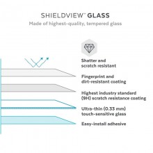 Speck Shieldview Glass - Hartowane szkło ochronne iPhone 11 / XR (Clear)