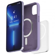 PURO ICON MAG - Etui iPhone 14 / 13 MagSafe (Tech Lavender)