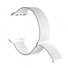 PURO Nylon Sport - Pasek do Apple Watch 38/40/41 mm (Biały)