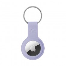 Crong Silicone Case with Key Ring – Brelok do Apple AirTag (lawendowy)