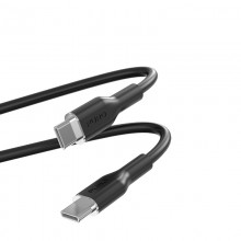 PURO ICON Soft Cable – Kabel USB-C do USB-C 1.5 m (Black)