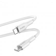 PURO ICON Soft Cable – Kabel USB-C do USB-C 1.5 m (White)
