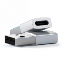 Satechi Aluminium Adapter - aluminiowy adapter do urządzeń mobilnych USB-A/ USB-C (silver)