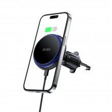 TECH-PROTECT MM15W-V4 MAGNETIC MAGSAFE VENT CAR MOUNT WIRELESS CHARGER 15W BLACK