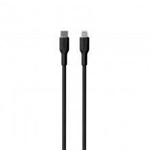 PURO ICON Soft Cable – Kabel USB-C do Lightning MFi 1.5 m (Black)