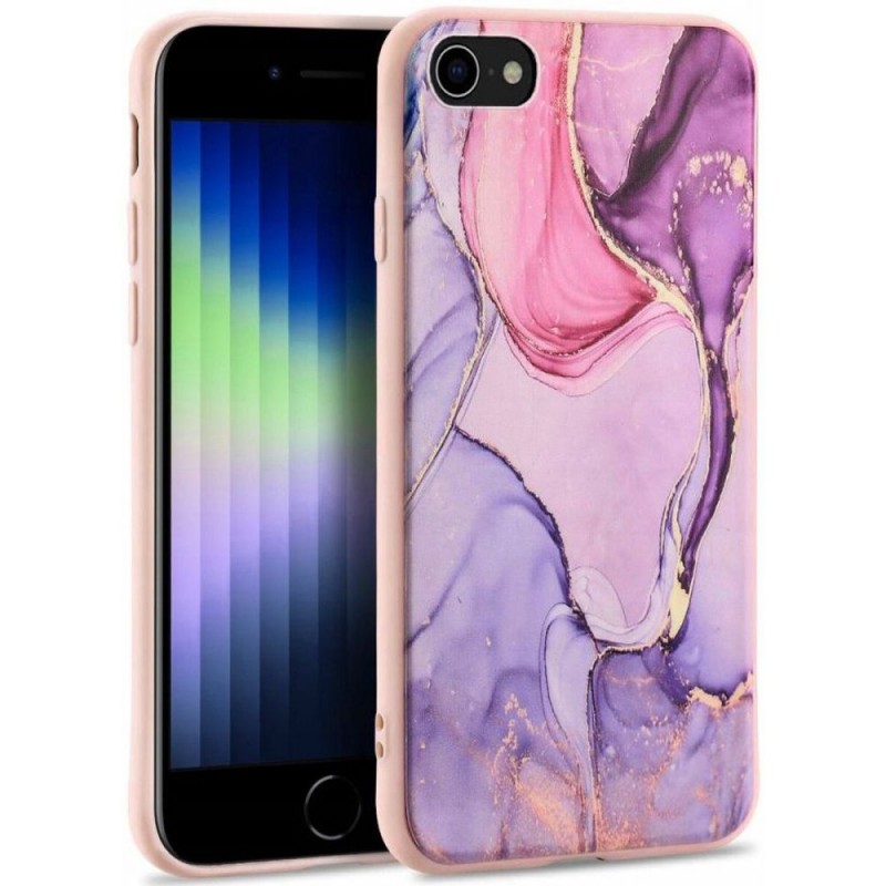 TECH-PROTECT MARBLE ”2” IPHONE 7 / 8 / SE 2020 / 2022 PINK
