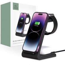 TECH-PROTECT A8 3IN1 WIRELESS CHARGER BLACK