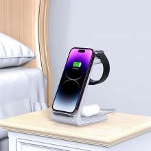 TECH-PROTECT A8 3IN1 WIRELESS CHARGER WHITE