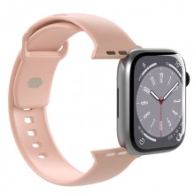 PURO ICON - Elastyczny pasek do Apple Watch 38/40/41 mm (S/M & M/L) (Dusty Pink)