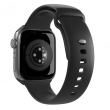 PURO ICON - Elastyczny pasek do Apple Watch 42/44/45/49 mm (S/M & M/L) (Black)